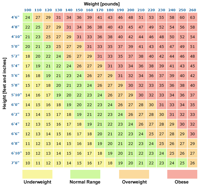 BMI國際標(biāo)準(zhǔn)
